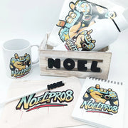Pack gamer personalizado grafiti con nombre para regalo de cumpleaños
