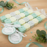 Regalos para invitados de bautizo - nombre de jabón- de moi a toi