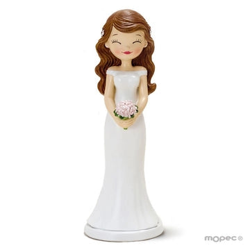 Novia romántica - Figura de tarta - Regalo original personalizado - DE MOI À TOI