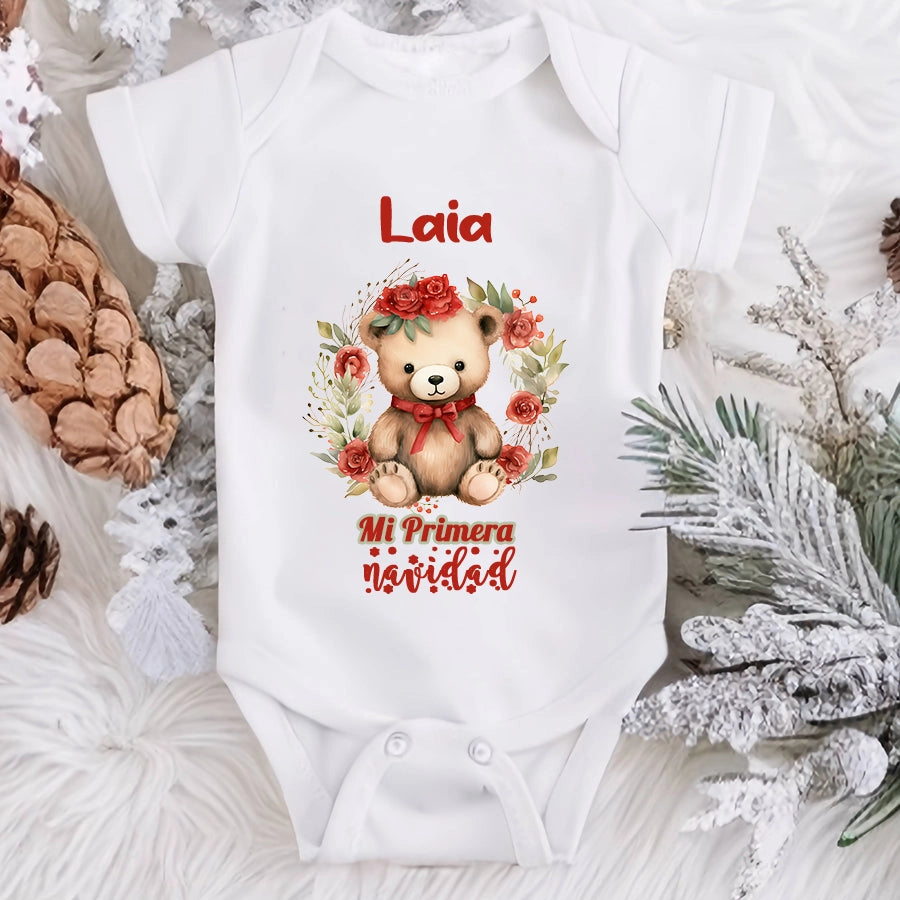 Body Mi Primera navidad- Animalitos (Diseños) -En estuche de regalo