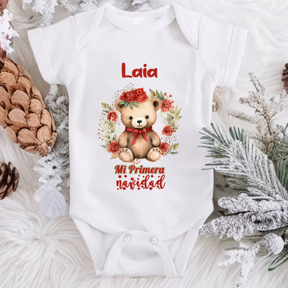 Body Mi Primera navidad- Animalitos (Diseños) -En estuche de regalo