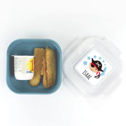 Fiambreras de almuerzo para bebés y niños, personalizadas con nombre