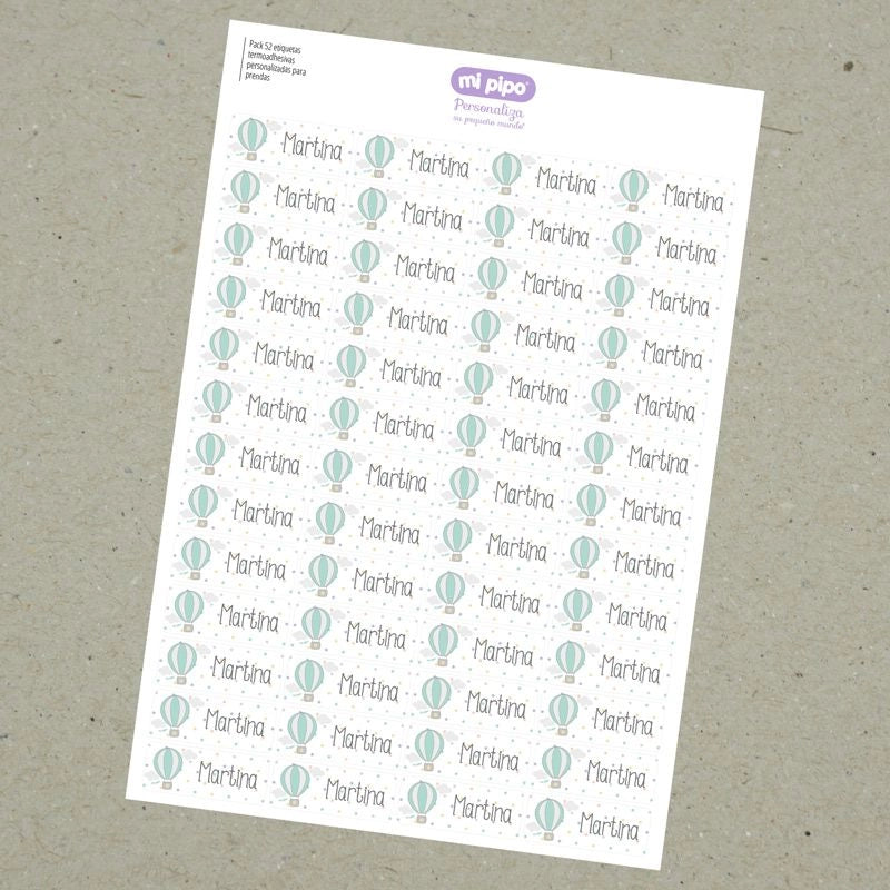 etiquetas objetos para niños con nombres