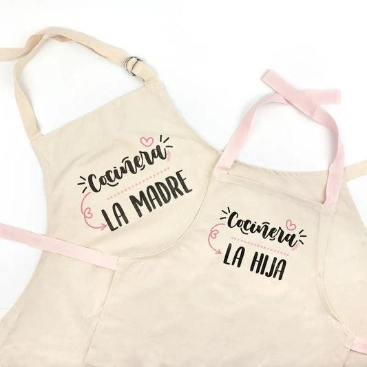 Regalo original madre delantales personalizados