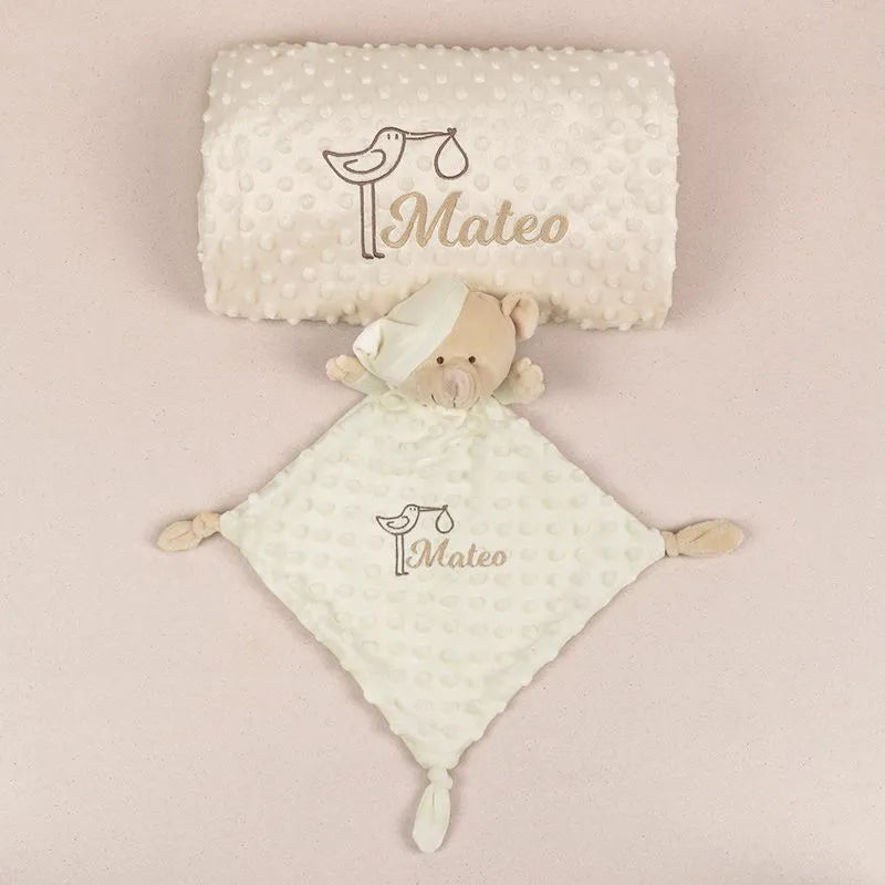 Regalo para bebés, nacimientos y embarazadas personalizado con nombre - De moi à toi - Mipipo