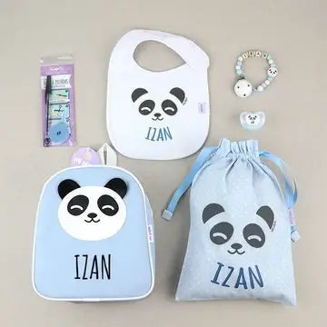 Pack Infantil Panda personalizado (2 colores) - Regalo original personalizado - DE MOI À TOI