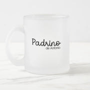 Taza de cristal personalizada para padrino de bautizo - de moi a toi