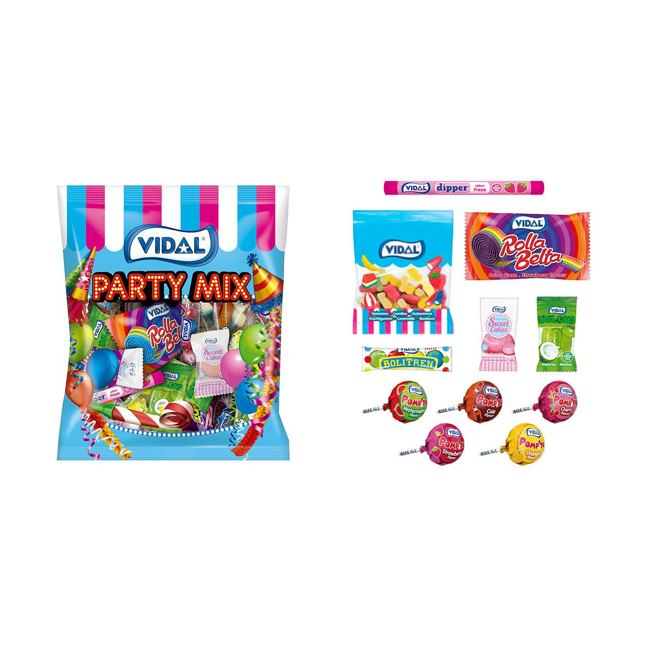 Pack Ahorro Golosinas variadas Pack 12 Party Mix 150g