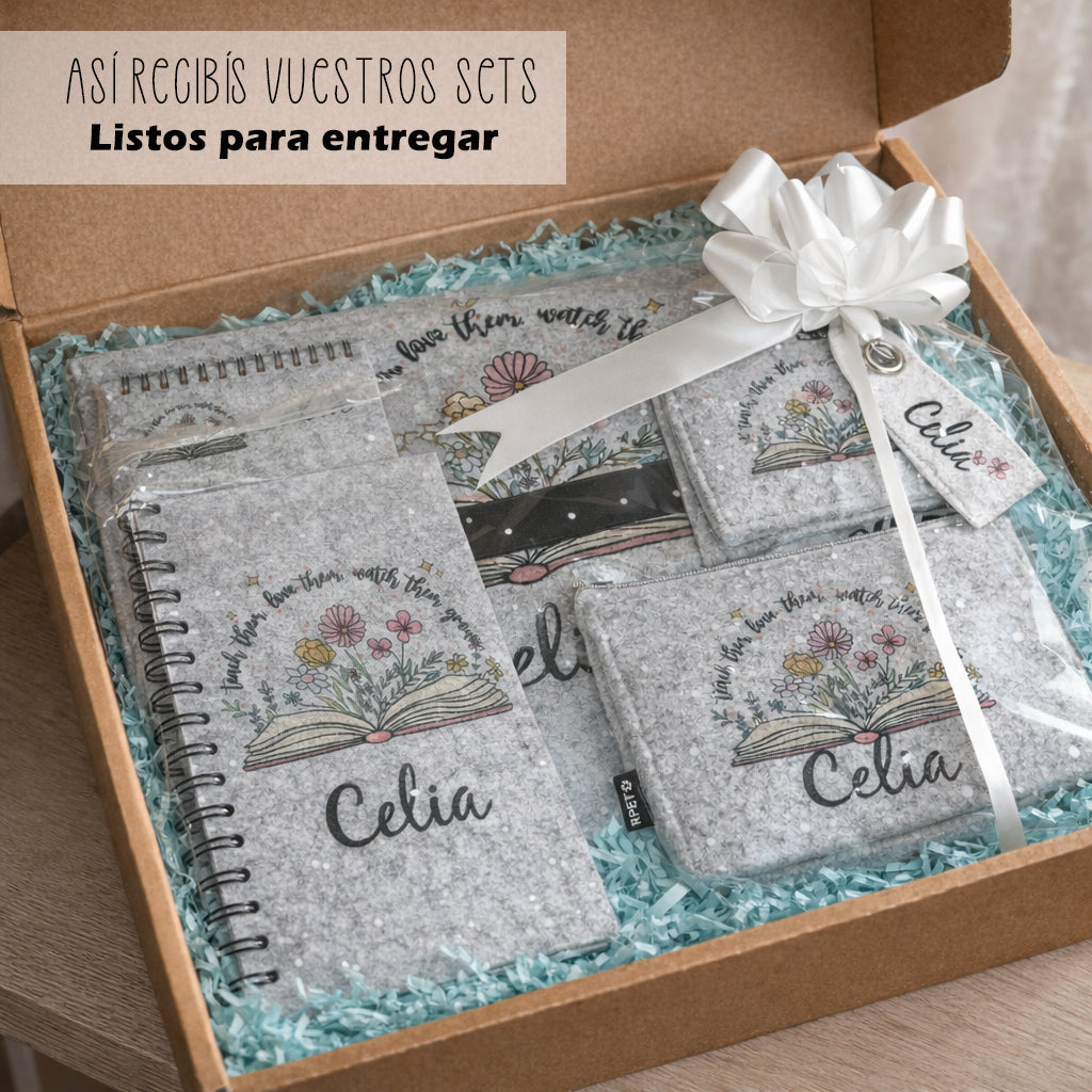 Sets de regalo para profesores personalizados y listos para entregar