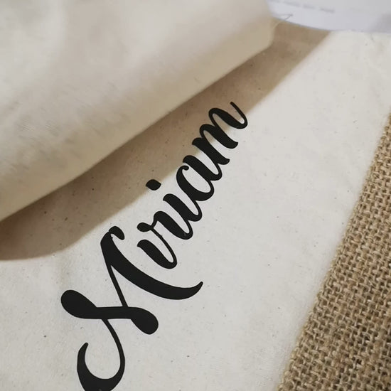 Regalo para mujer personalizado con nombre - Neceser natural