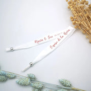 Pulsera de tela personalizada ajustable - Regalo original personalizado - DE MOI À TOI