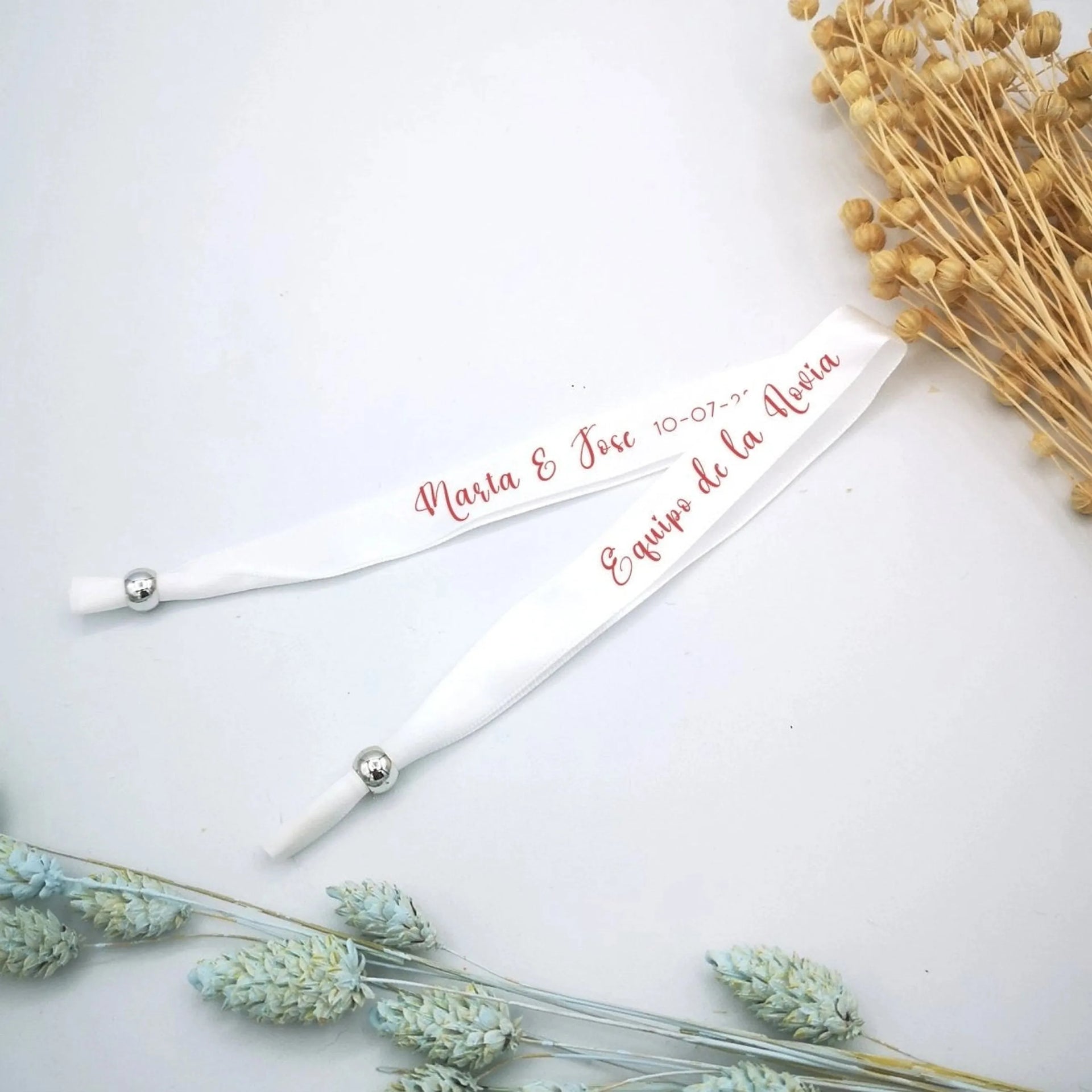 Pulsera de tela personalizada ajustable - Regalo original personalizado - DE MOI À TOI