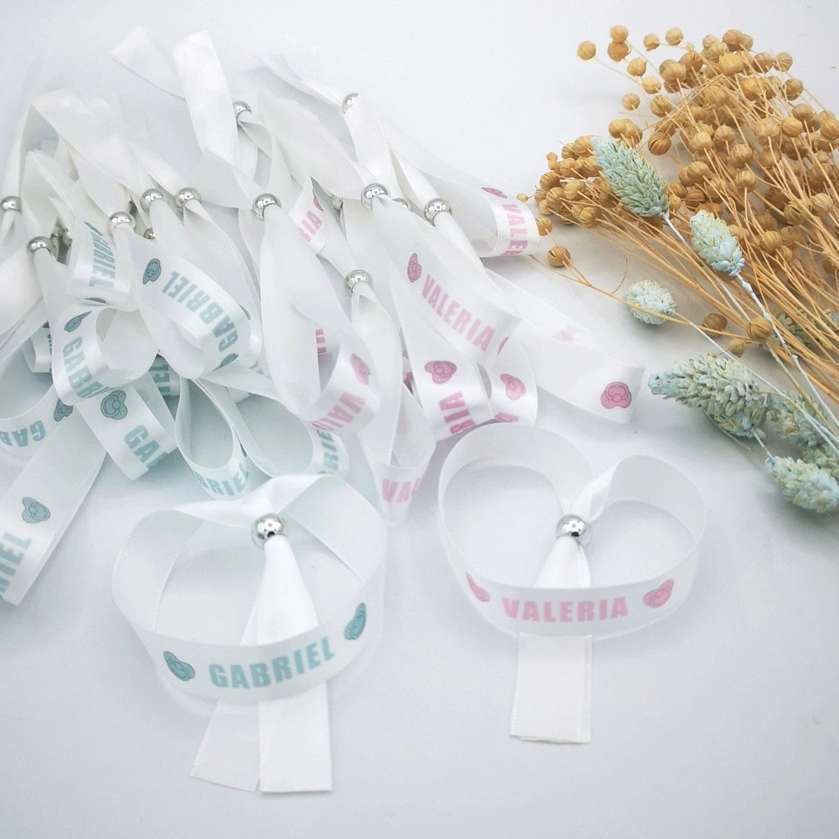 Pulsera de tela personalizada ajustable - Regalo original personalizado - DE MOI À TOI