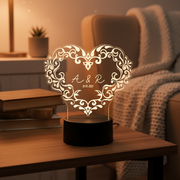 lampara led con luces de colores para enamorados y parejas - de moi a toi