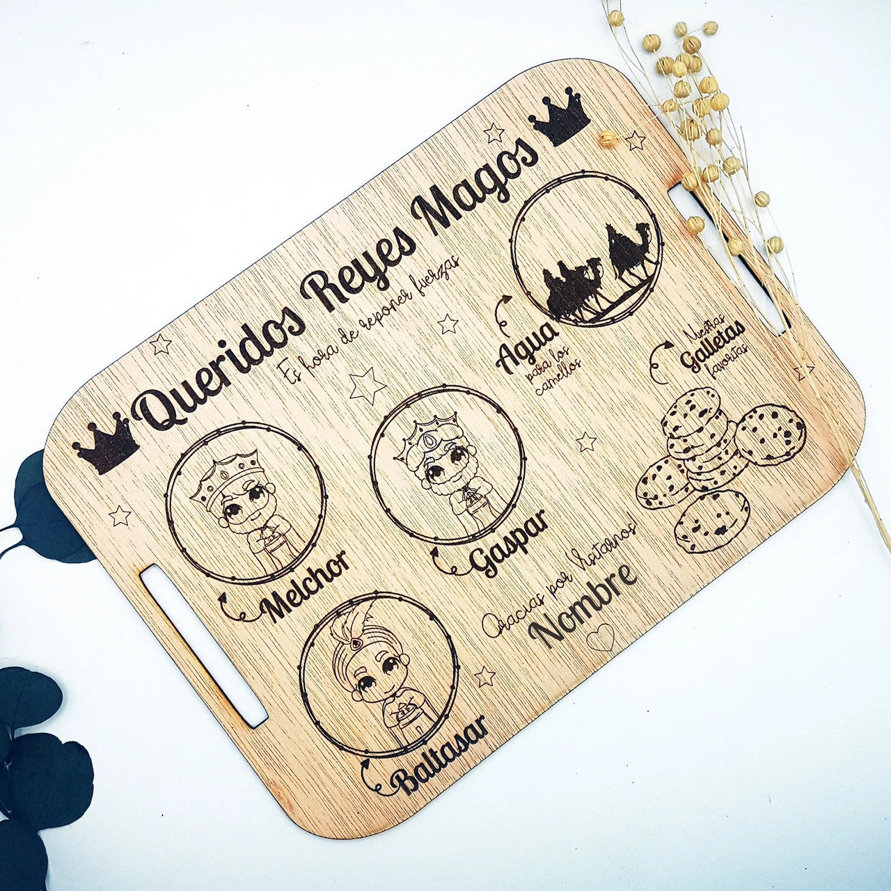 Bandeja personalizada Reyes Magos - de moi a toi