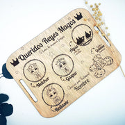 Bandeja personalizada Reyes Magos - de moi a toi