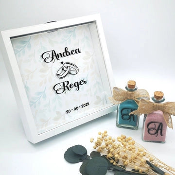 Ritual de la arena para boda personalizado- Nombres - Regalo original personalizado - DE MOI À TOI