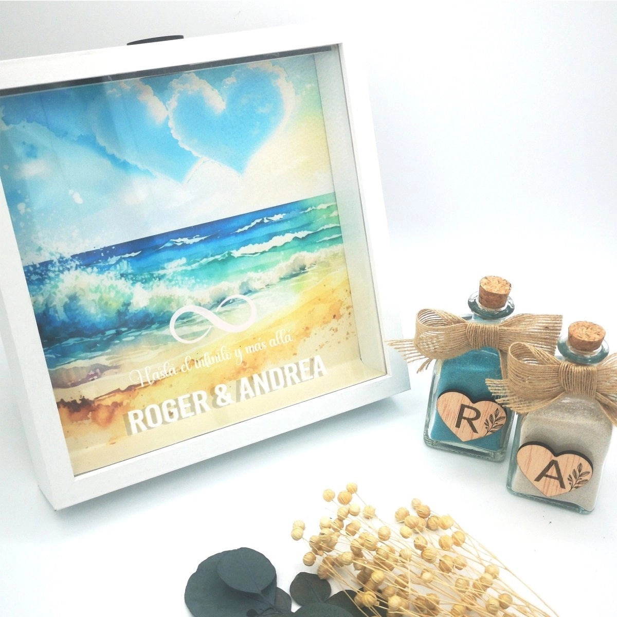 Ritual de la arena para boda Playa - Regalo original personalizado - DE MOI À TOI