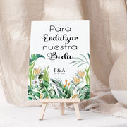 Safari - Cartel mesa dulce boda - Regalo original personalizado - DE MOI À TOI