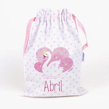 Saquito Cisne personalizado - Regalo original personalizado - DE MOI À TOI