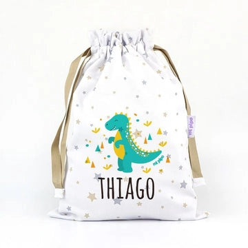 Saquito Dino personalizado - Regalo original personalizado - DE MOI À TOI