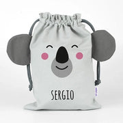 Saquito zoo conejo rosa personalizado - Regalo original personalizado - DE MOI À TOI