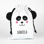 saquito escolar guardería personalizado con nombre animalitos - D emoi a toi
