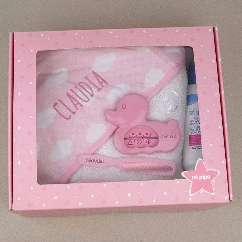 Set Al agua Patos personalizado para bebé - Regalo original personalizado - DE MOI À TOI
