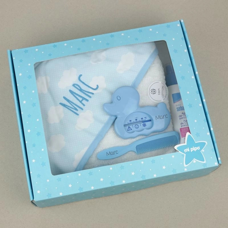 Set Al agua Patos personalizado para bebé - Regalo original personalizado - DE MOI À TOI