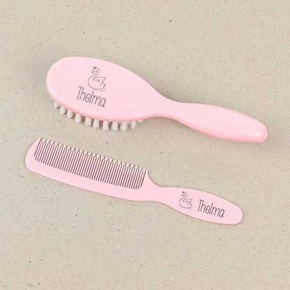 Set Cepillo y Peine personalizado (Diseños y Colores) - Regalo original personalizado - DE MOI À TOI