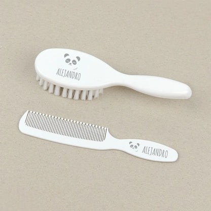 Set Cepillo y Peine personalizado (Diseños y Colores) - Regalo original personalizado - DE MOI À TOI