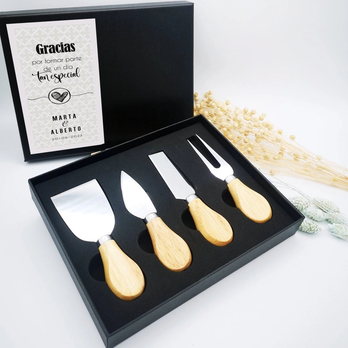 Set de Quesos en estuche de regalo - Regalo original personalizado - DE MOI À TOI