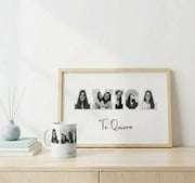 Set Lámina y Taza personalizada mejores Amigas - Regalo original personalizado - DE MOI À TOI