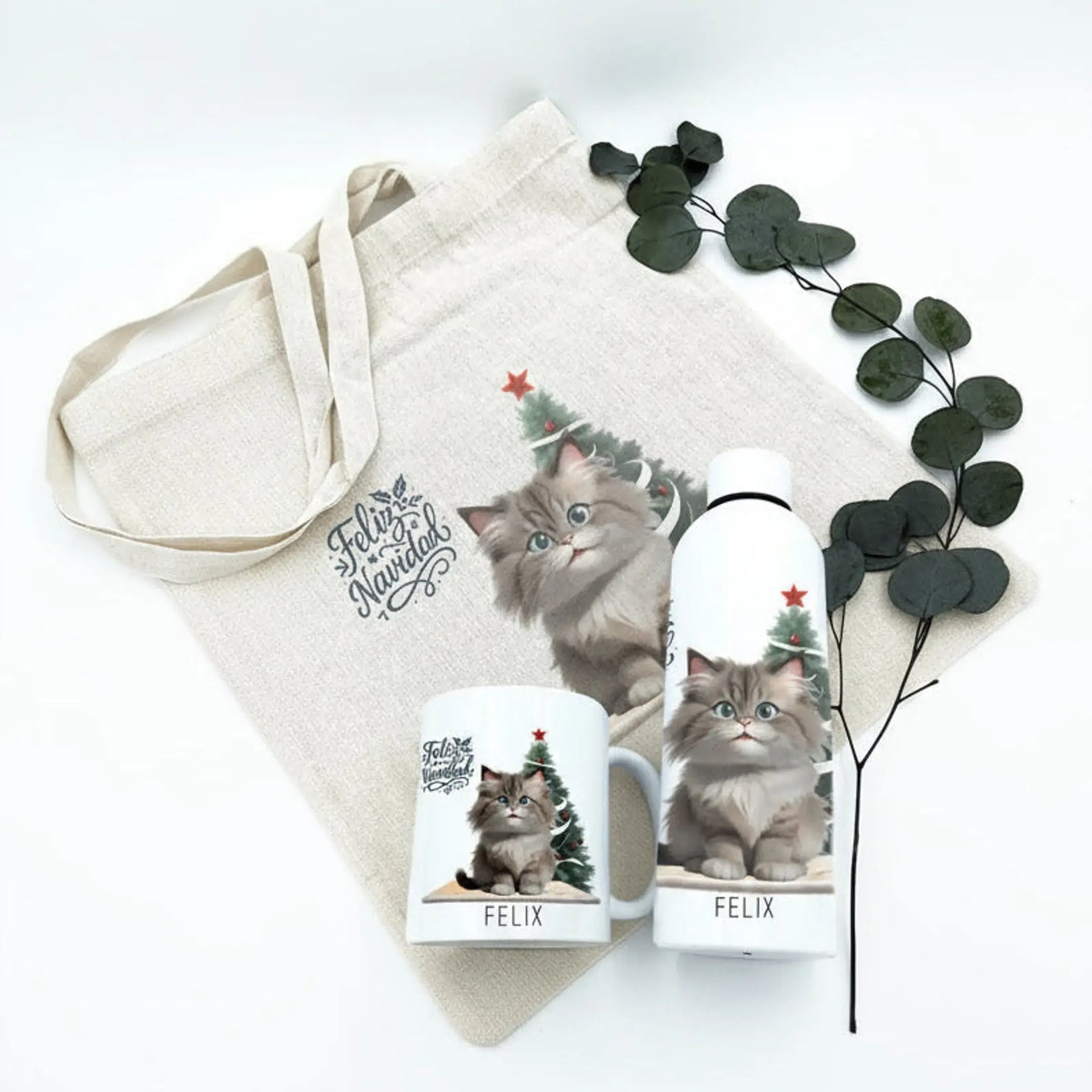 Set de regalo personalizado OHANA con ilustración de mascotas – De moi à toi