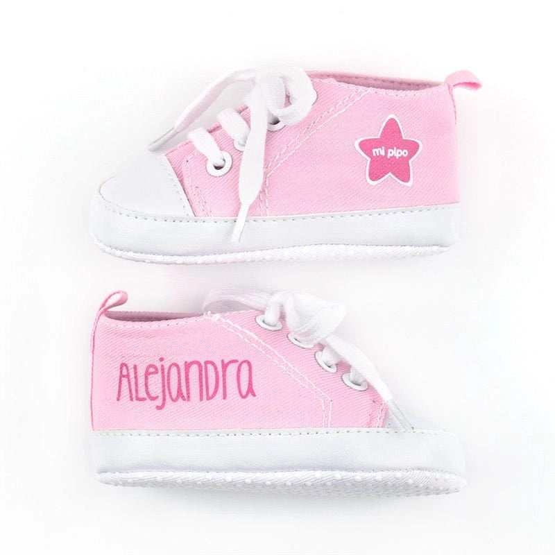 Set zapatillas y chupete personalizado para bebés - Regalo original personalizado - DE MOI À TOI