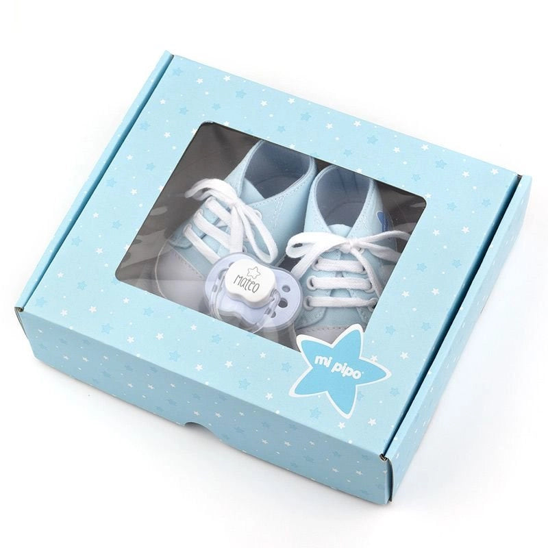 Set zapatillas y chupete personalizado para bebés - Regalo original personalizado - DE MOI À TOI
