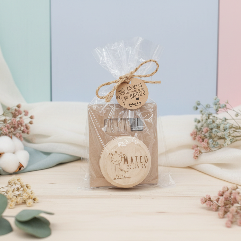 set regalo infantil personalizado invitados