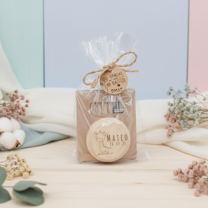 set regalo infantil personalizado invitados