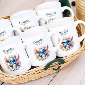 Tazas personalizadas baratas para invitados de bautizo , comunión y fiestas infantiles - de moi a toi