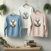 Jerseys de navidad personalizados con nombre para famlia - De moi a toi