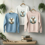 Jerseys de navidad personalizados con nombre para famlia - De moi a toi