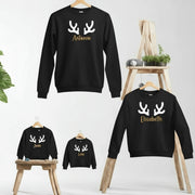 sudaderas a juego para familia – ropa navideña personalizada 