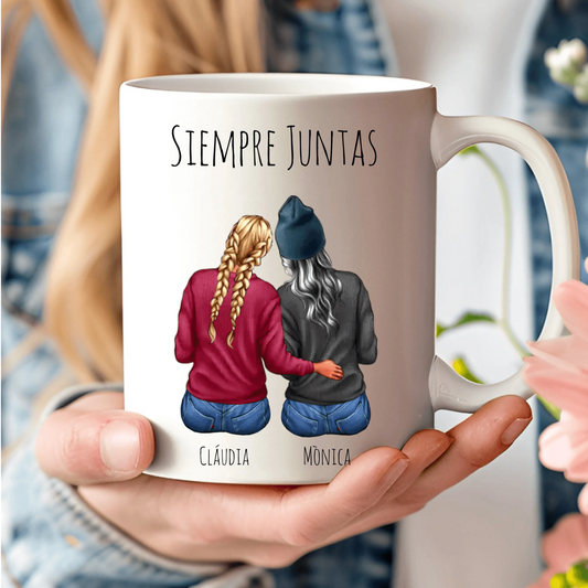 taza personalizada como regalo original para amigas