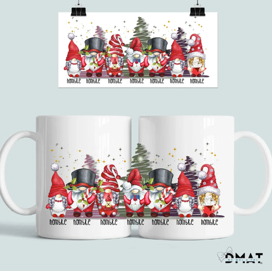 taza navideña para grupos personalizada