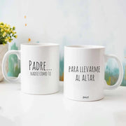 Taza personalizada amigo invisible con nombre: nadie como tú para hacerme reír