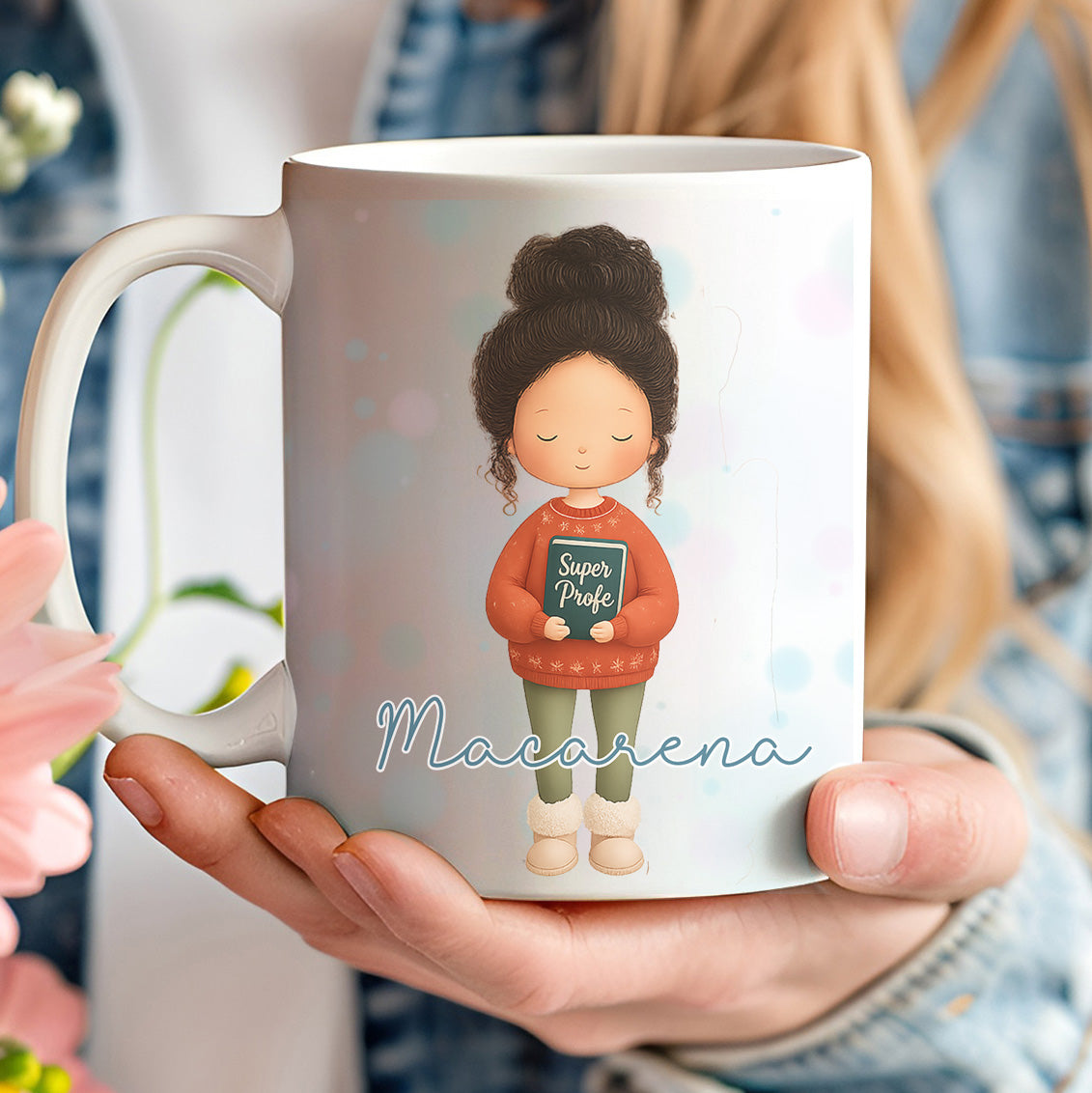 taza personalizada maestra – regalo de agradecimiento – De moi à toi  