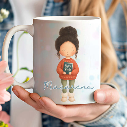 taza personalizada maestra – regalo de agradecimiento – De moi à toi  