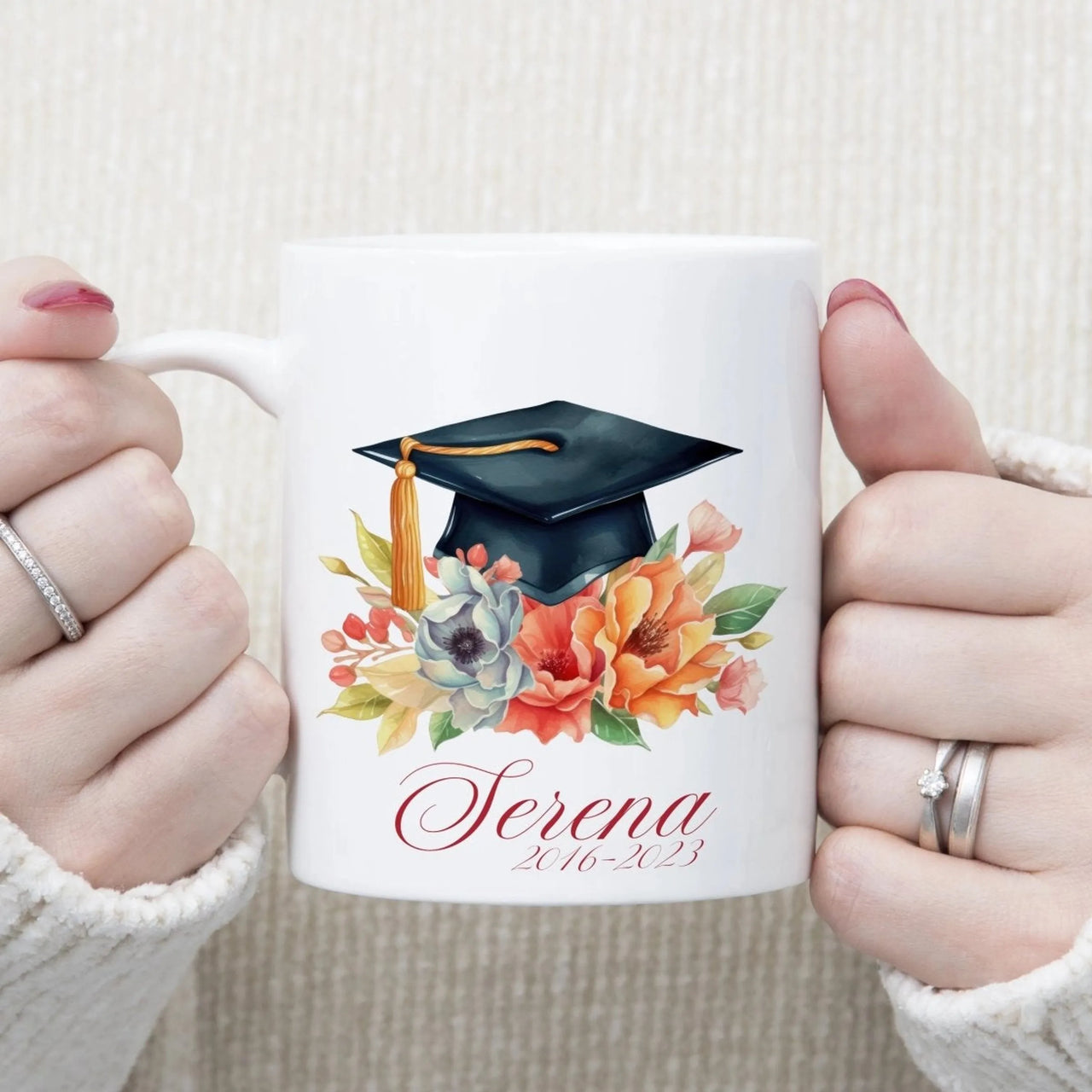 Taza personalizada Graduación con nombre - Regalo original personalizado - DE MOI À TOI