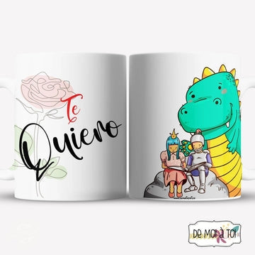 Taza Sant Jordi - Te Quiero - Regalo original personalizado - DE MOI À TOI