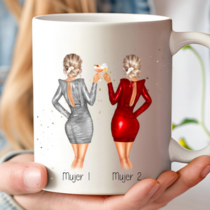 Regalo original para amigas con ilustración personalizada
